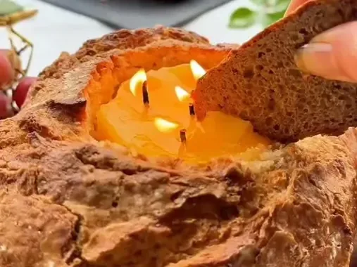 Essbare Gourmet-Kerze